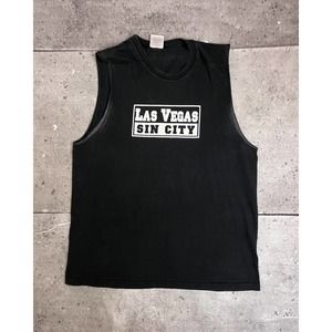 "Las Vegas Sin City" Tank (XL) - 1990s